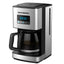 Filtru cafea digital cu functie de programare HAUSBERG HB3755, 1000-1200 W, 1.8 l, Wifi, afisaj LED, sistem de protectie, Inox
