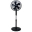 Ventilator cu picior Hausberg HB-5200 Speed, 40W-55W, 40 cm, 3 viteze, timer 1-2 ore, oscilatie, inaltime reglabila, negru