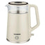 Cana fierbator HAUSBERG HB-3619BEJ, 1500 - 1800W, capacitate 2L, Anti-uscare, Oprire automata, Material Inox, sticla + plastic Bej