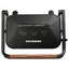Sandwich-maker Grill HAUSBERG HB-632, 1100-1300 W, Panini, Placi nonaderente, Maner rece, Negru