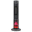 Semineu Electric Digital Tip Turn HAUSBERG HB-8228NG, 2000 W, Efect de Flacără, Protecție la Răsturnare, Termostat, Telecomandă, Negru
