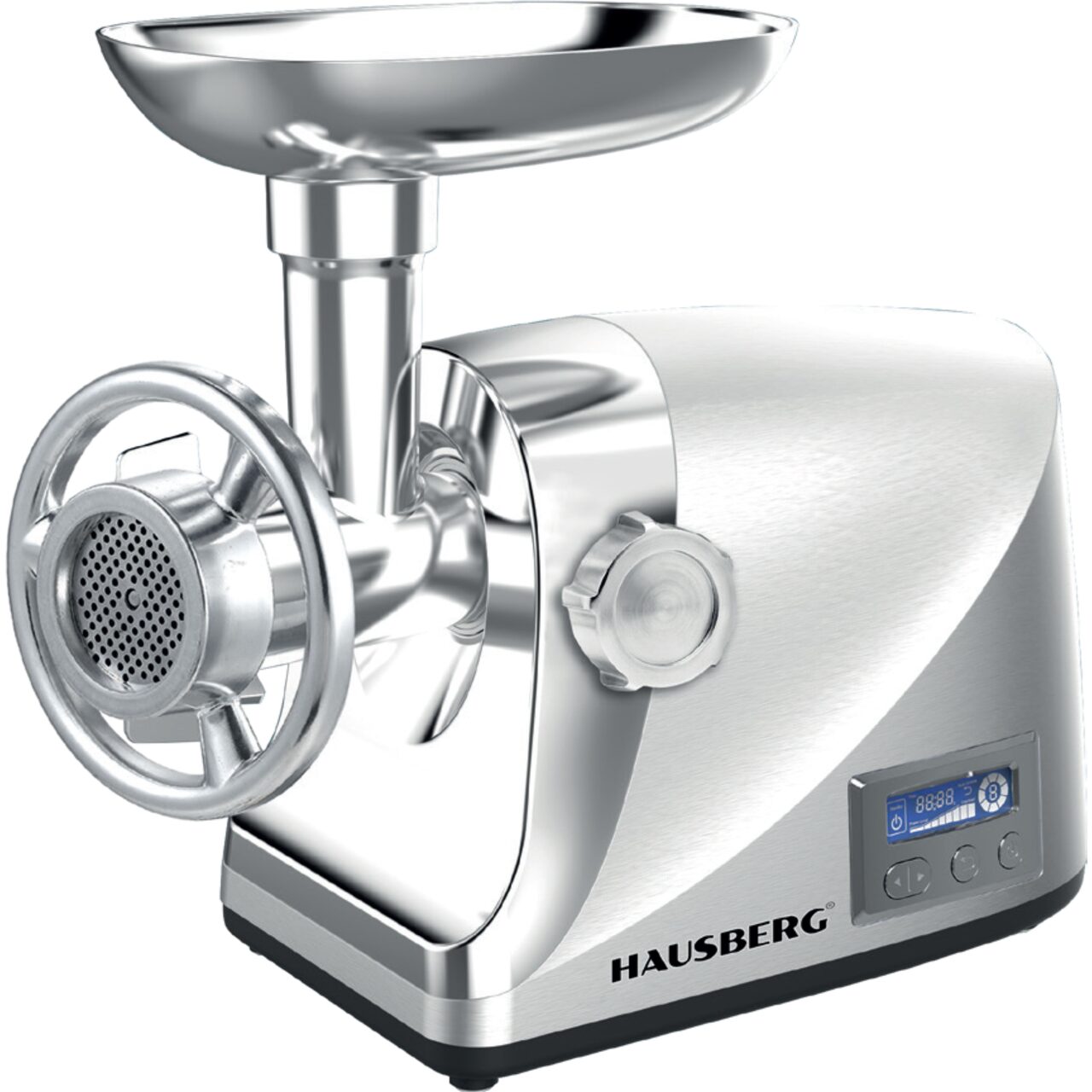 Masina tocat Hausberg HB-3455, 3500W, 2Kg/min, Impingator legume, Carcasa aluminiu, Motor cupru Imagine principală a produsului