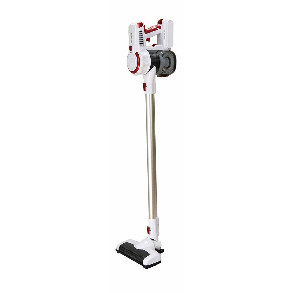 Aspirator vertical Hausberg HB-2027, putere 220W, fara sac, capacitate 0.25 l, filtre lavabile, 2 viteze, perie rotativa, timp de lucru 20-40 min, Alb Imagine principală a produsului