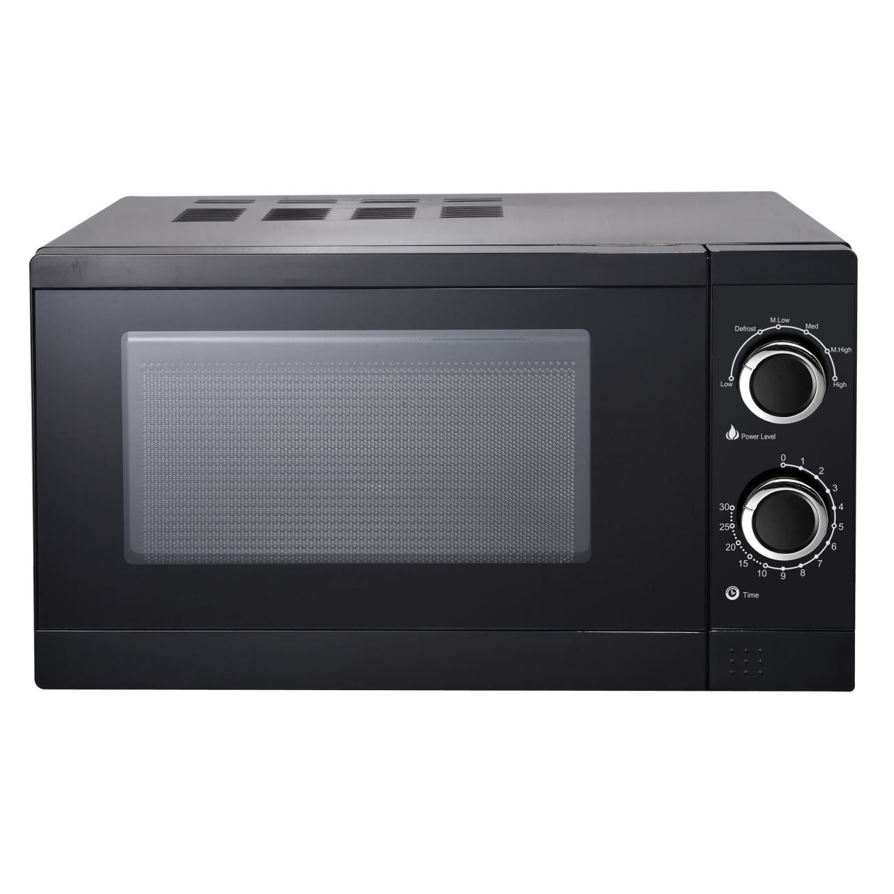 Cuptor cu microunde Hausberg HB8005NG, 20 L, 700 W - 1200W, Mecanic, Negru