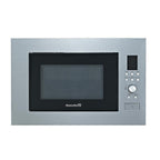Cuptor cu microunde incorporabil Hausberg HB-8070IN, 25 l, Putere nominală de ieșire a cuptorului cu microunde: 900W, putere de intrare: 1400W, putere grătar: 1000W, Grill, Control digital, Argintiu