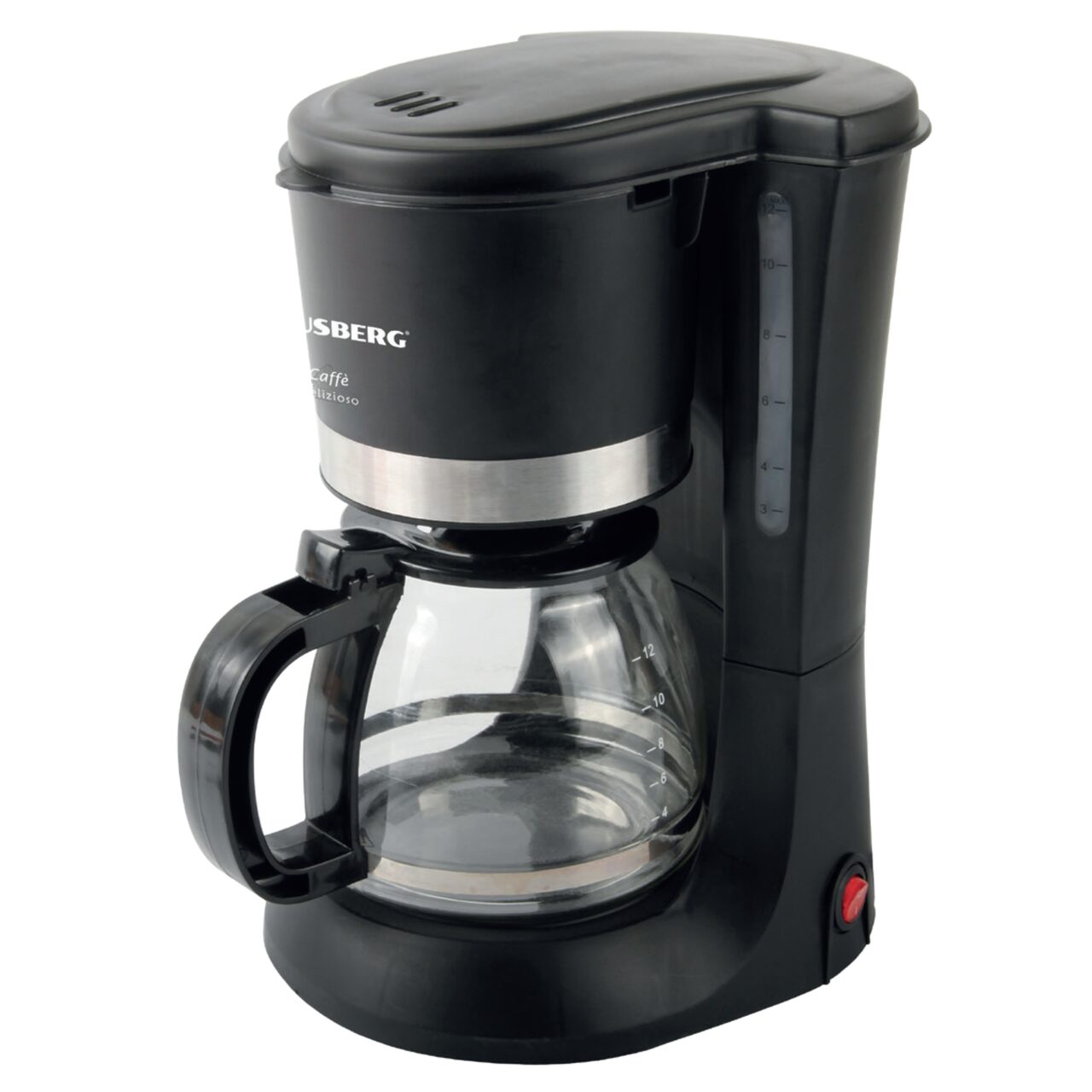 Filtru de cafea HB 3700 Hausberg, 1.2 l, 1200 W, Negru Imagine principală a produsului