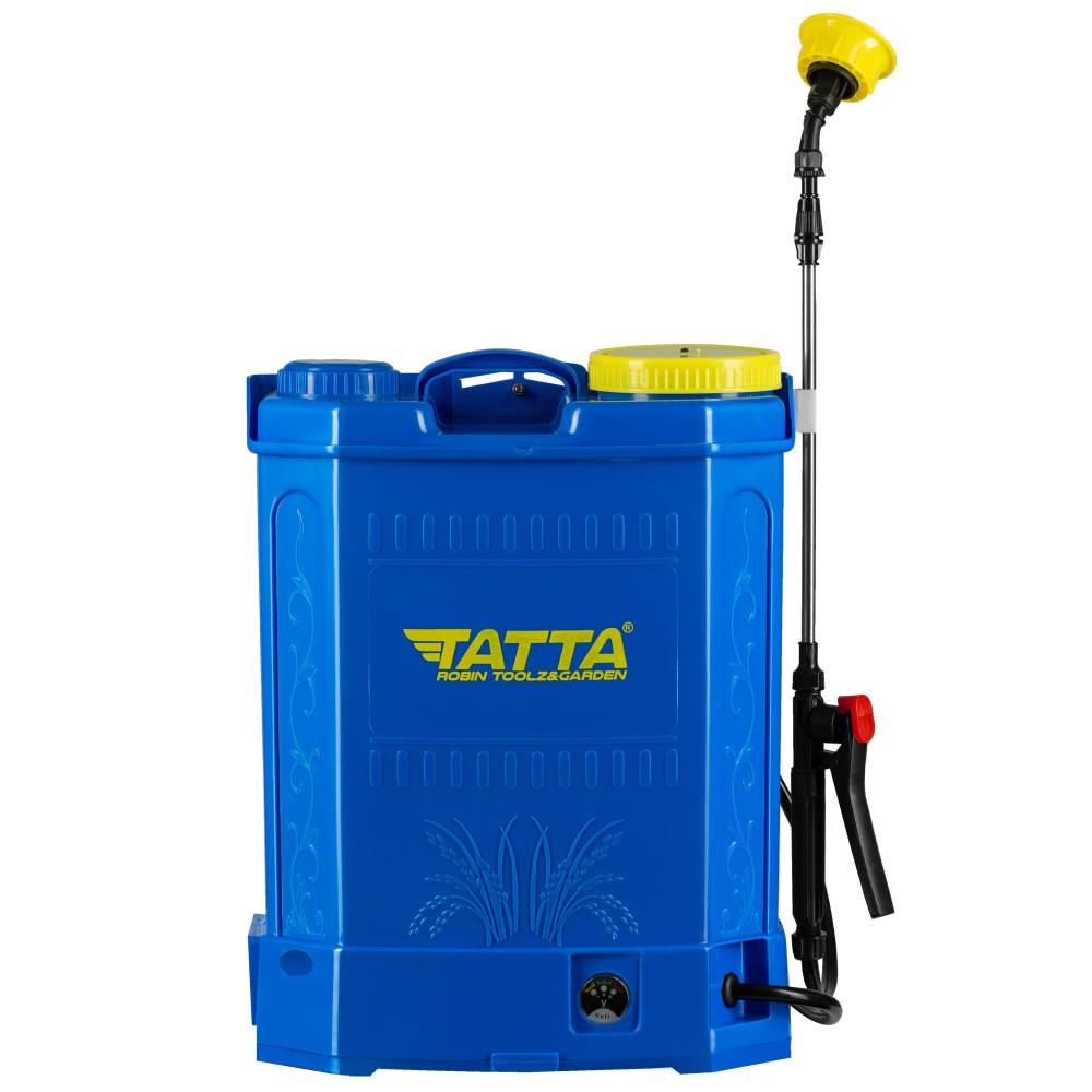 Pompa pentru stropit (vermorel) Tatta TP-2022A, cu acumulator, 12V 8Ah, incarcator 1 A, motor 3.6 lpm, rezervor tip rucsac, 20 l Imagine principală a produsului