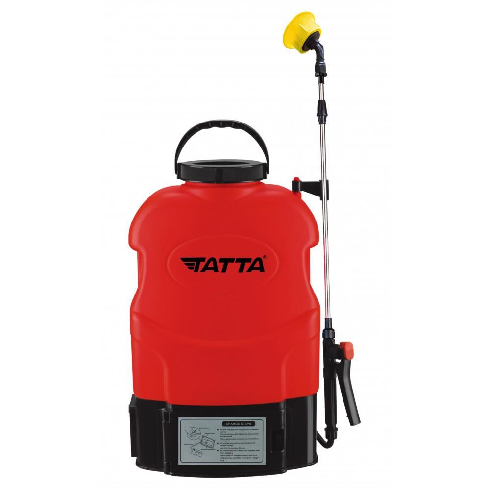 Pompa pentru stropit Tatta TP-1831A, cu acumulator, 12V 8Ah, incarcator 1 A, motor 3.6 lpm, rezervor tip rucsac, 18 l Imagine principală a produsului