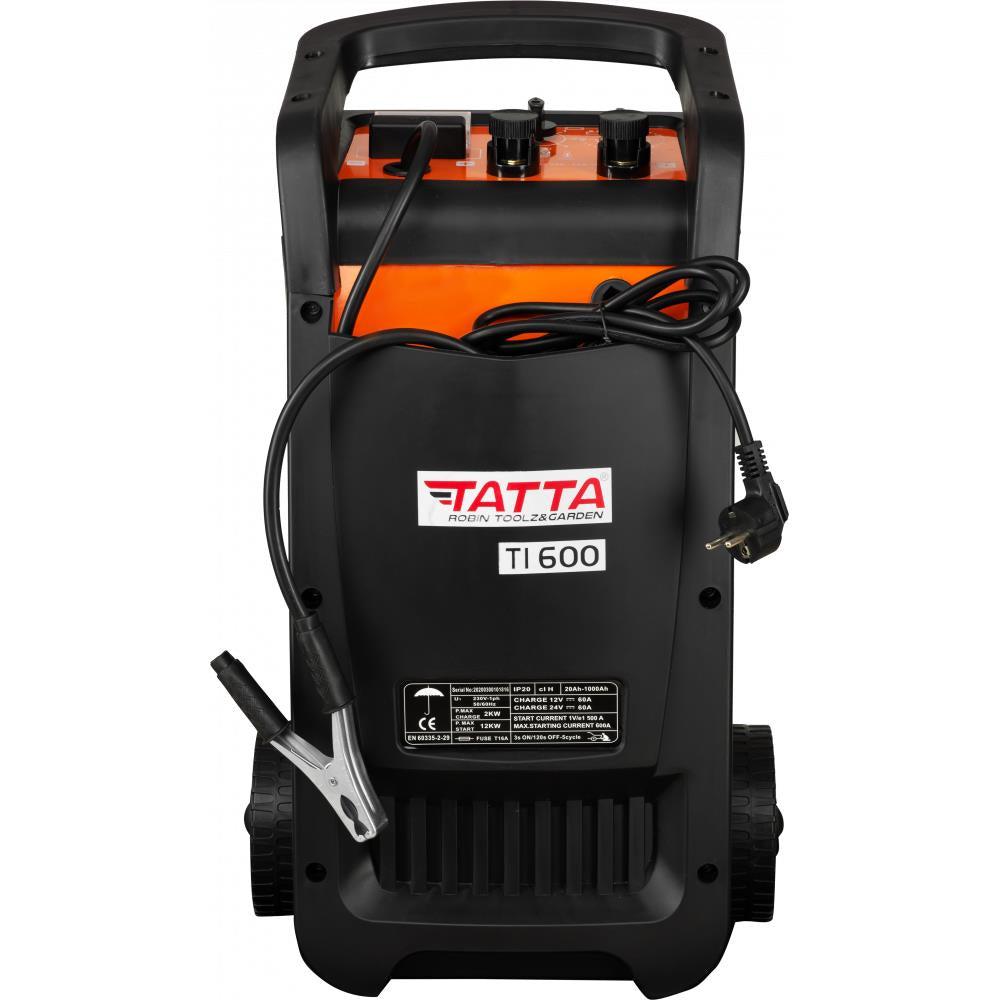 Robot de pornire auto Tatta TI600 Profesional, curent de incarcare max 50A, curent pornire 540A, putere 2.0 KW Imagine principală a produsului