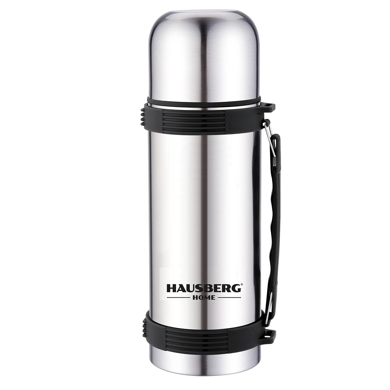 Termos Hausberg HB-H1458, capacitate 750ml, material inox Imagine principală a produsului