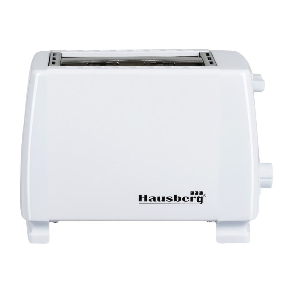 Prajitor de paine HAUSBERG HB-150AB, 750W, 7 setari, 2 felii, oprire automata, picioare anti-alunecare, Alb Imagine principală a produsului
