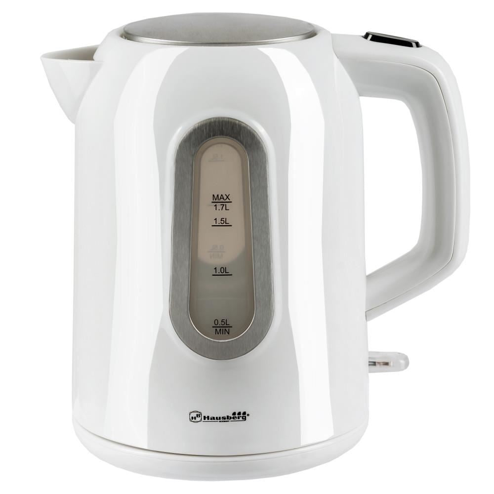 Cana Fierbator Hausberg HB3603, 1.7 l, 2200W Talpa Inox Oprire Automata Imagine principală a produsului