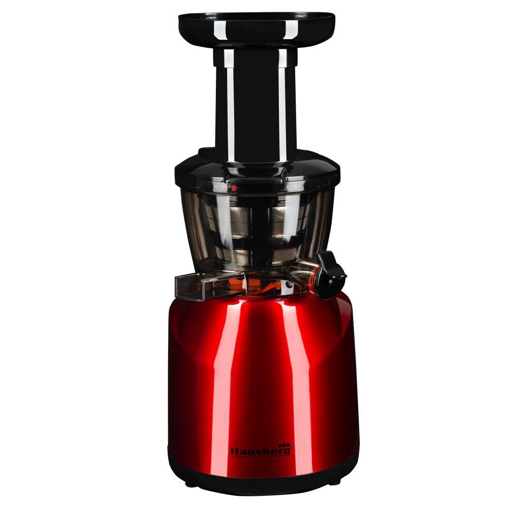 Storcator fructe Hausberg HB-7519RS, prin presare la rece, 150 W, 400 ml, Rosu Imagine principală a produsului
