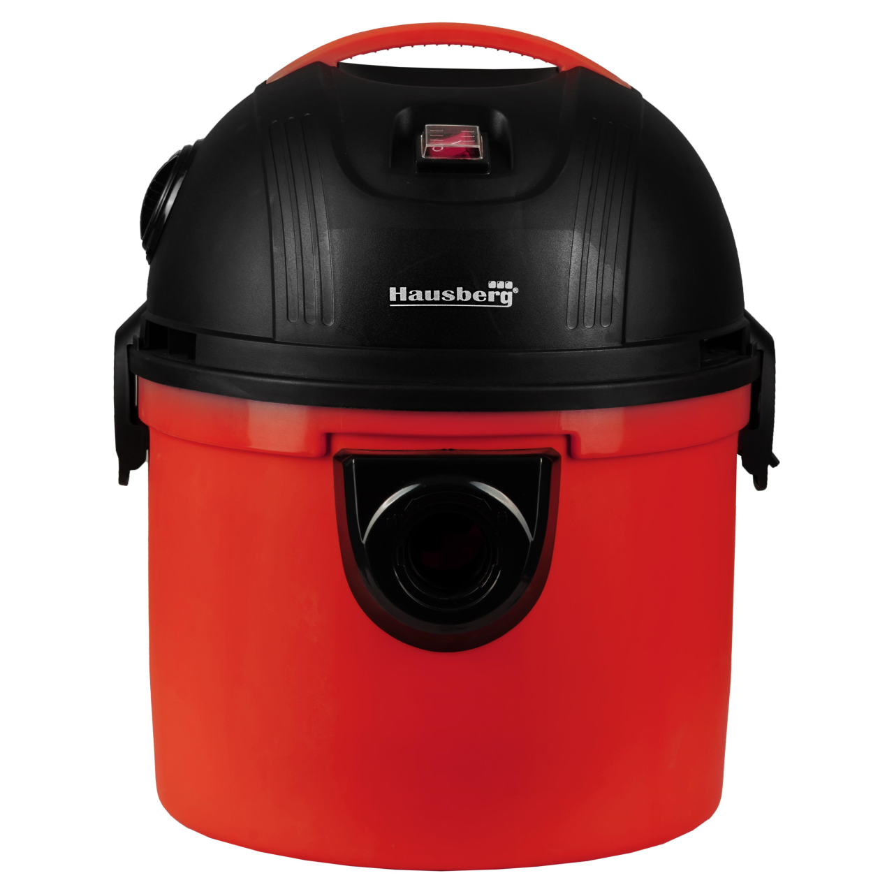 Aspirator multifunctional Hausberg HB-2095RZ, aspirare umeda si uscata, 1200 W, capacitate mare 15 L, filtru HEPA, Rosu-Negru Imagine principală a produsului
