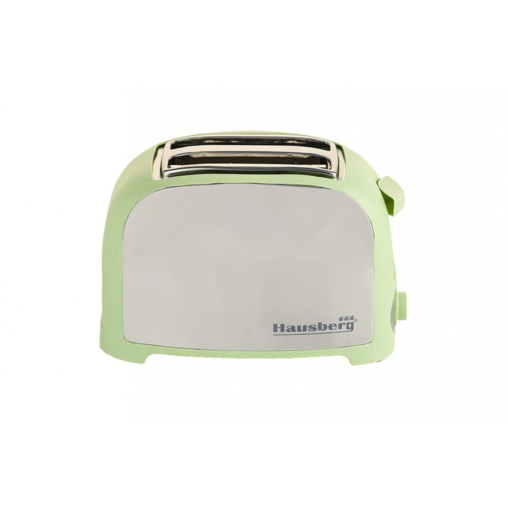 Prajitor paine 2 felii Hausberg, HB-190VR, 750W, declansare automata, Verde Imagine principală a produsului