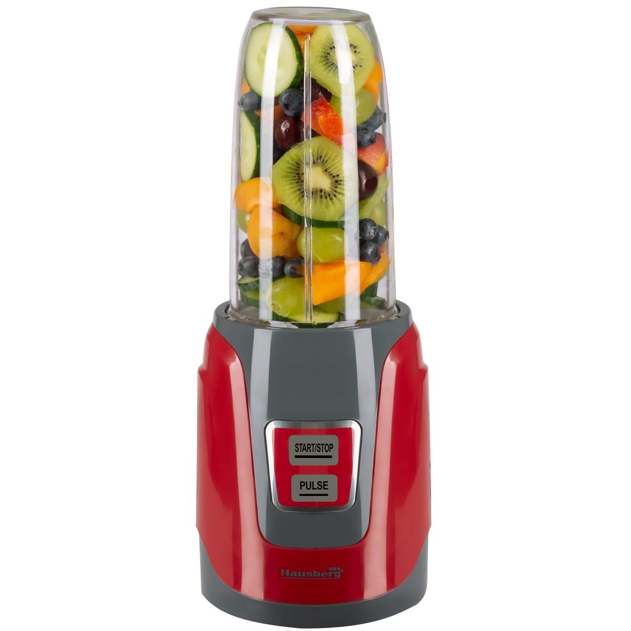 Blender Hausberg HB-7675RS Rosu ,Putere 1000W, Capacitate 1000ml, motor de cupru Imagine principală a produsului