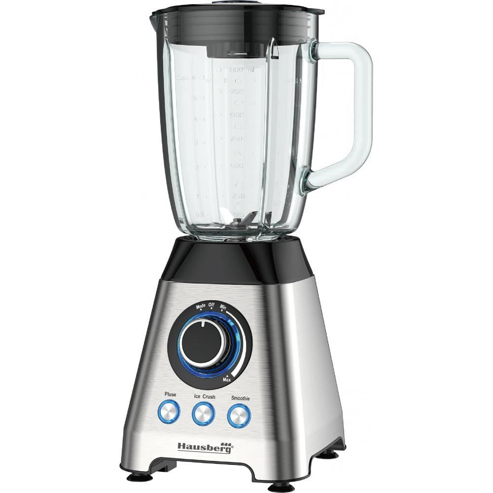Blender, Hausberg HB-7764, doua viteze cu pulsatii, recipient sticla 1.8 L, 1200 W Imagine principală a produsului