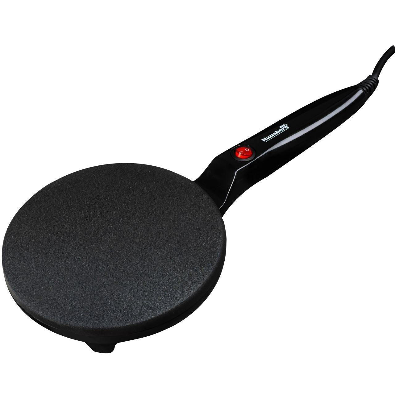Plita pentru clatite Hausberg HB-9910NG, design compact, suprafata antiaderenta, negru Imagine principală a produsului