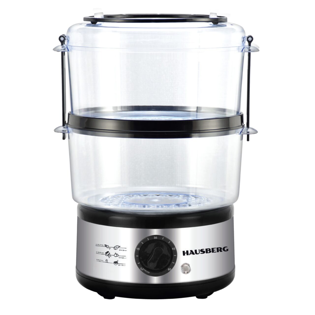 Aparat gatit cu aburi Hausberg HB-1350, 4.8L, 400W Imagine principală a produsului