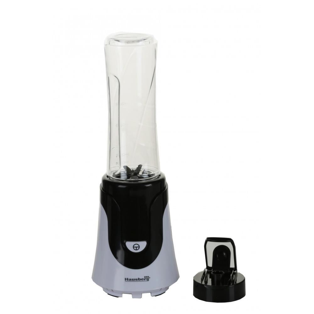Blender Smoothie ,Hausberg HB-7676NG, Putere 300W, Capacitate 600ml, motor de cupru, Negru Imagine principală a produsului