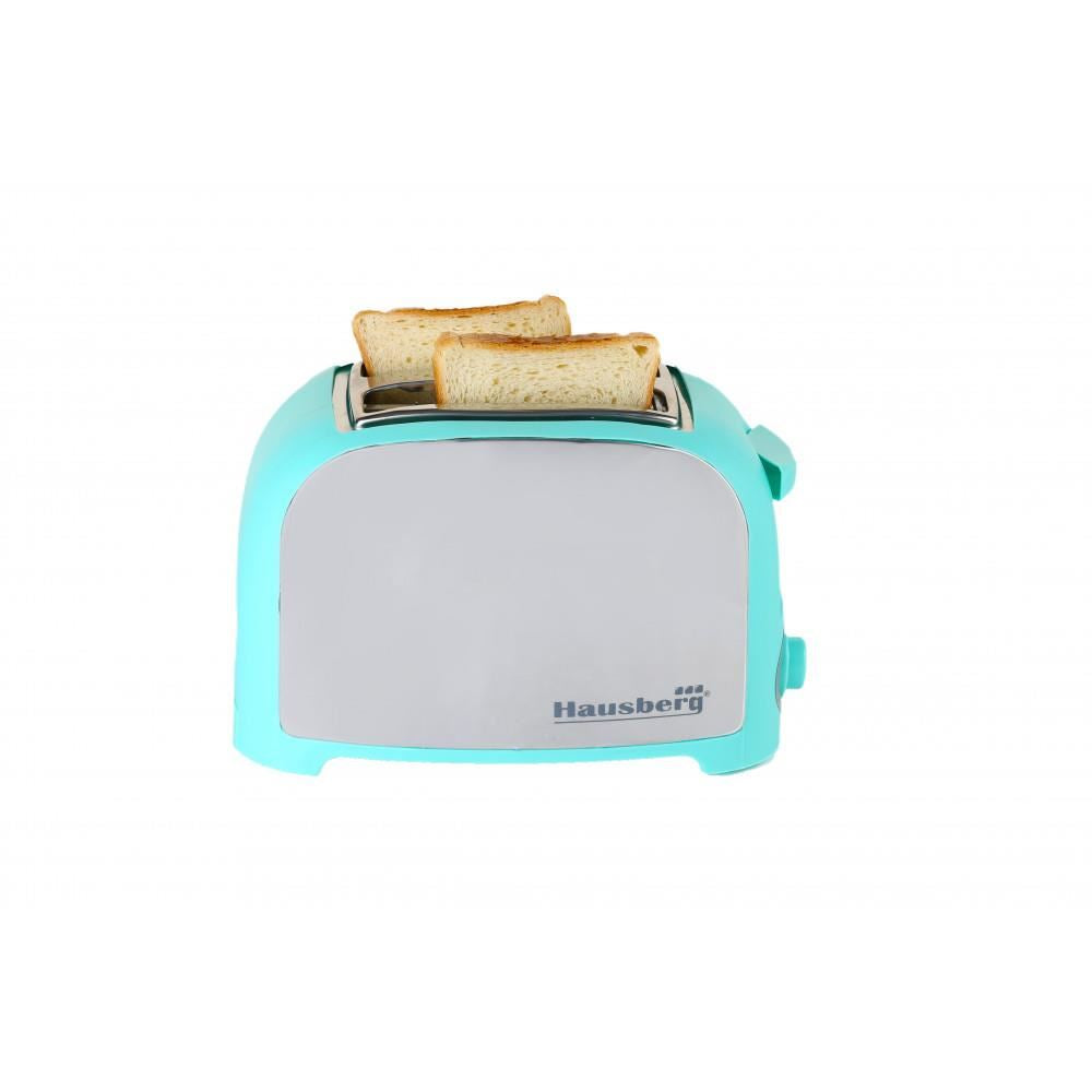 Prajitor paine 2 felii Hausberg, HB-190BL, 750W, declansare automata, Bleu Imagine principală a produsului