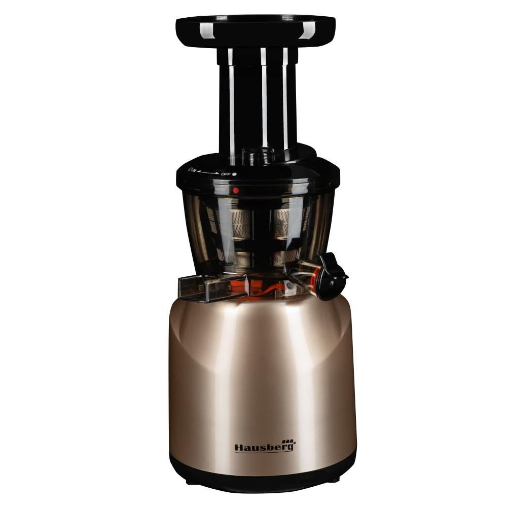 Storcator fructe Hausberg HB-7519GO, prin presare la rece, 150 W, 400 ml, Gold Imagine principală a produsului