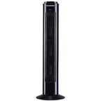 Ventilator Turn HAUSBERG HB-5950NG, 40-50W, 2 moduri de functionare, 3 viteze, baza rotativa, Negru