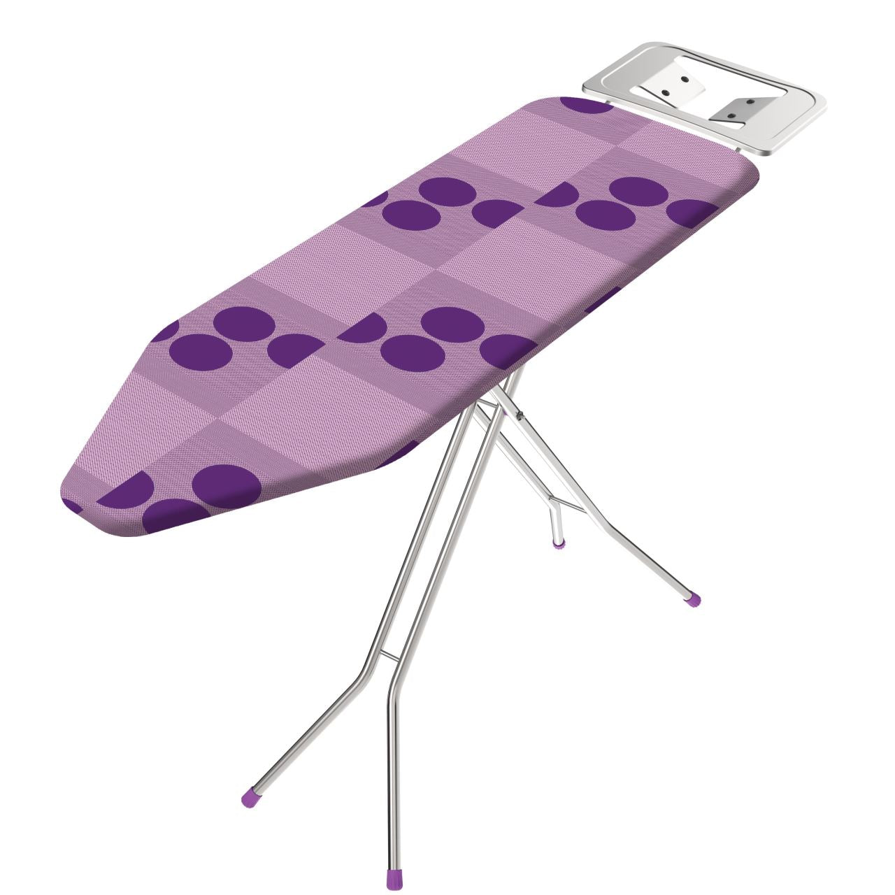 Masa de calcat EKOLIFE MN105M, vopsea electrostatica, husa bumbac si poliester, 62 x 87 x 105 cm Imagine principală a produsului
