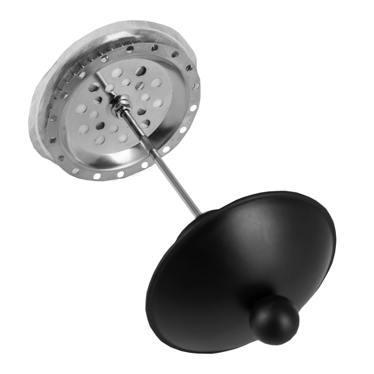 Infuzor din sticla pentru Cafea/Ceai HB-H 129, filtru inox, 800 ml, Negru Imagine secundară a produsului
