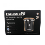 Aparat de ras electric reincarcabil Hausberg HB-74 cu 2 baterii 350 mah