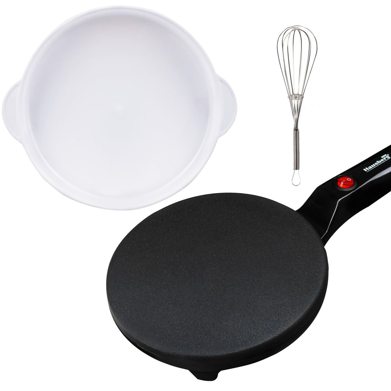 Plita pentru clatite Hausberg HB-9910NG, design compact, suprafata antiaderenta, negru Imagine secundară a produsului