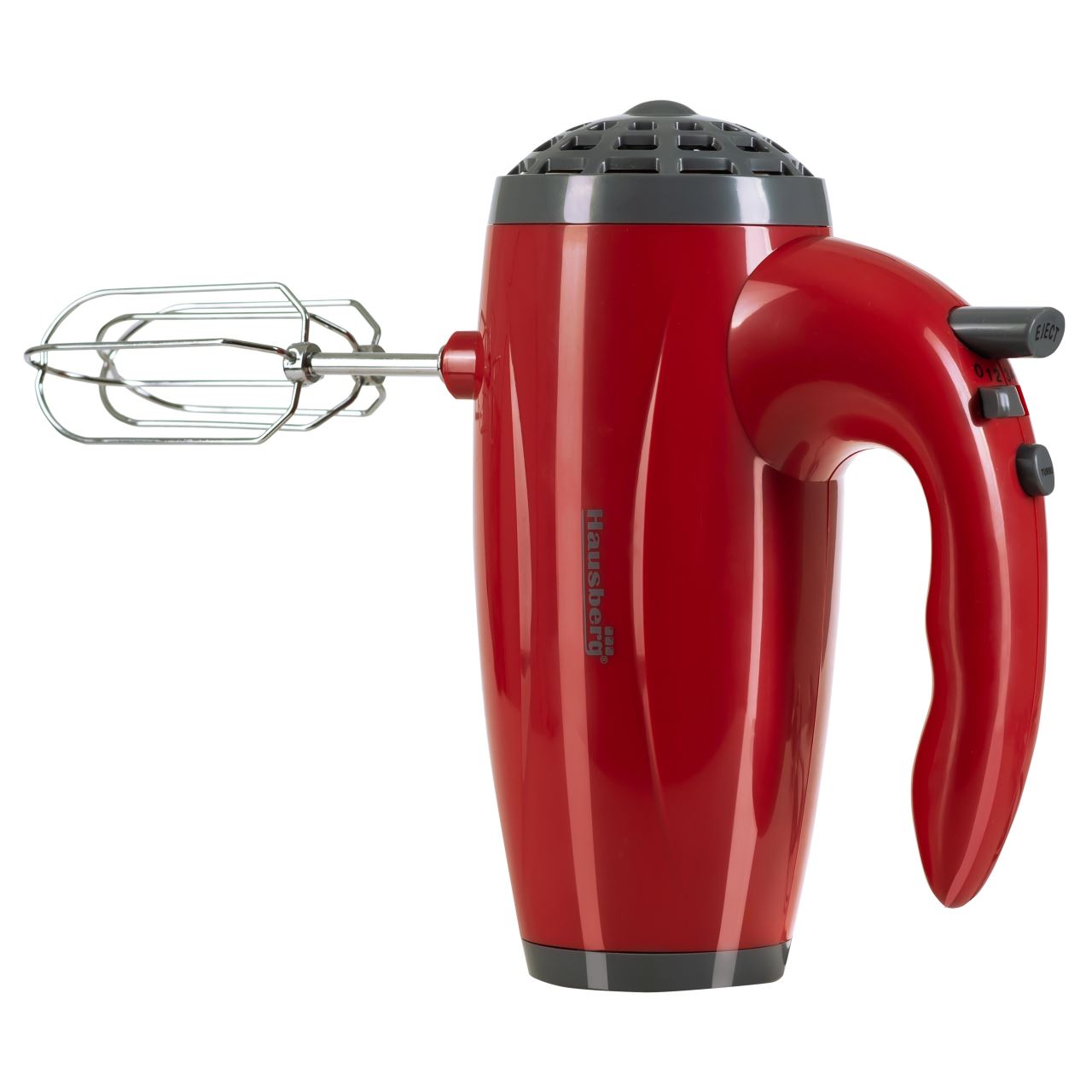 Mixer de mana Hausberg HB-4119RS, 5 viteze, putere 300W, motor de cupru, Rosu Imagine secundară a produsului
