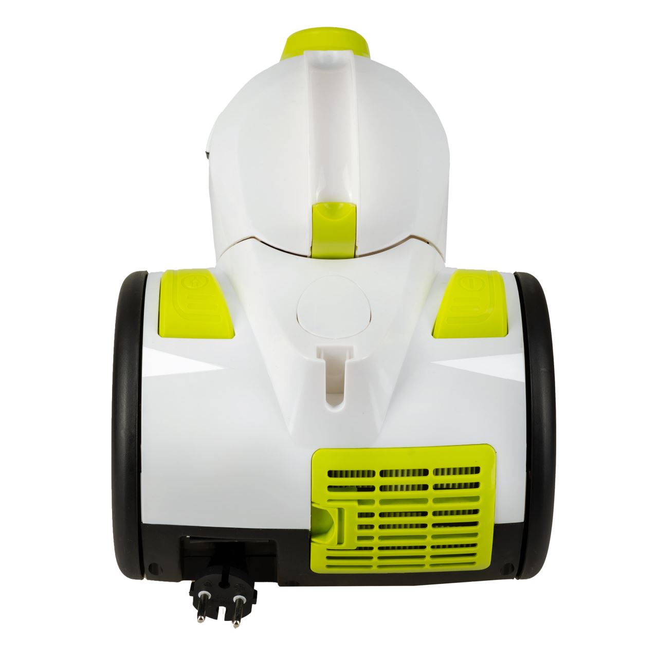 Aspirator fara sac Hausberg HB-2090VR, 1500W, capacitate 1.5 L, aspirare uscata, ciclonic, filtru HEPA, Alb-Verde