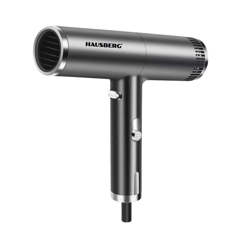 Uscator de par HAUSBERG HB-261GR, 1200W, 2 viteze, 3 trepte de incalzire, gri Imagine principală a produsului