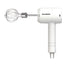Mixer portabil de mana HAUSBERG HB-4110, putere 20W, 3 viteze, Baterie 800mAh, Alb