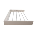 Uscator de rufe Kluder, Montabil pe perete, Aluminiu, Alb, 1000 x 500 mm