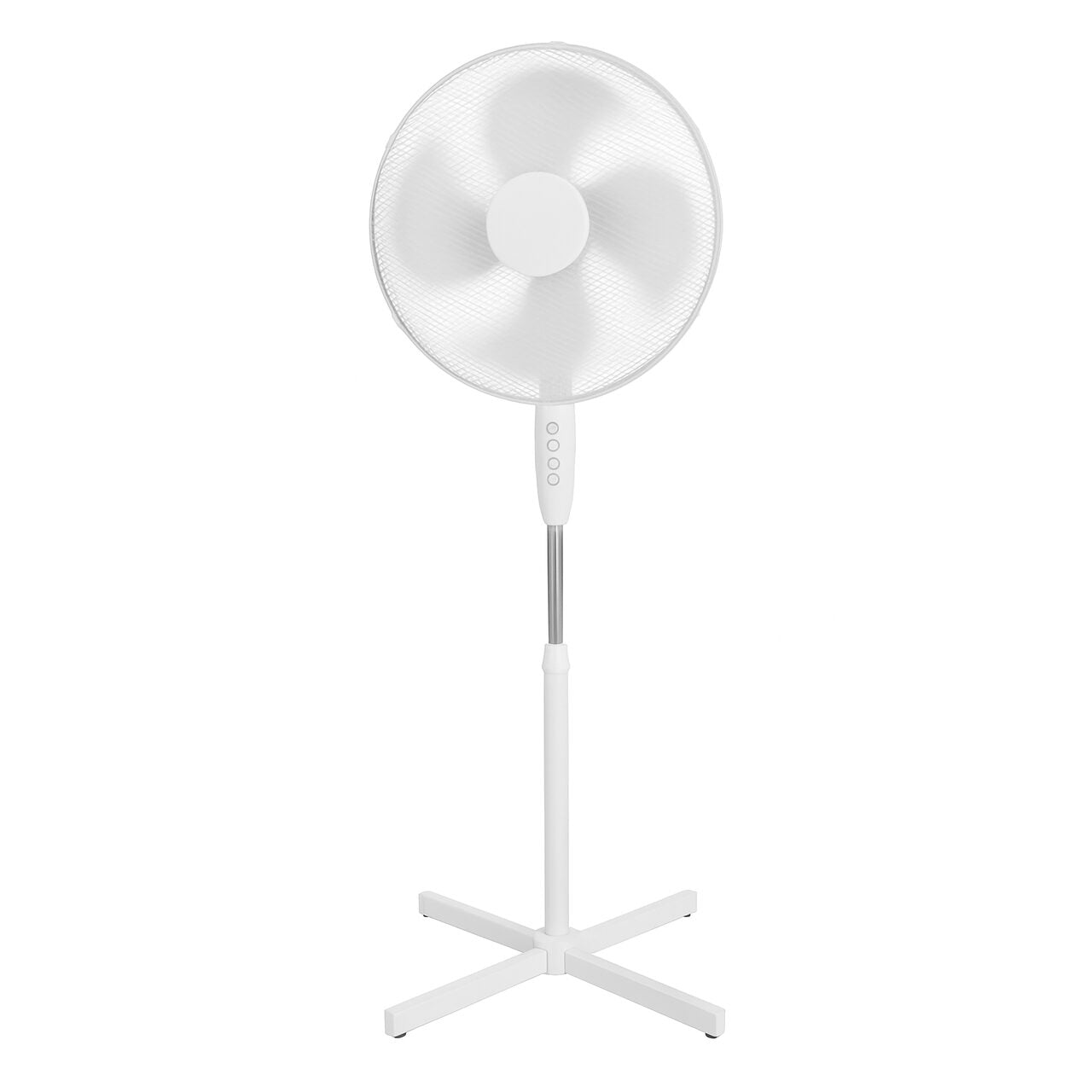 Ventilator cu picior VEN-2, 50W, 40 inch, 3 viteze, inaltime reglabila, alb Imagine principală a produsului