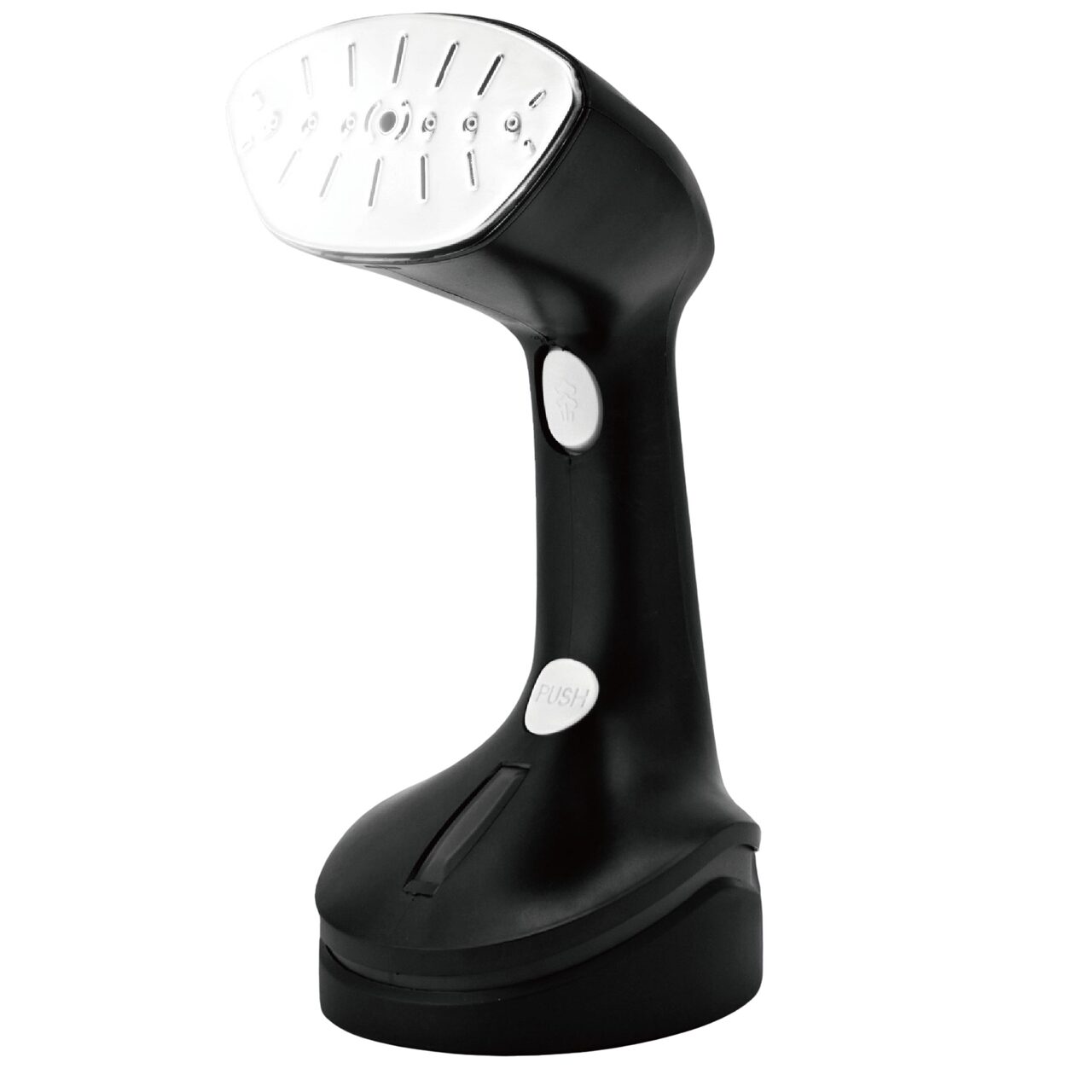 Fier de calcat vertical HAUSBERG HB-7901NG, 1200W, rezervor 200ml detasabil, placa de otel inoxidabil, abur 18g/min, buton on/off, Negru Imagine principală a produsului