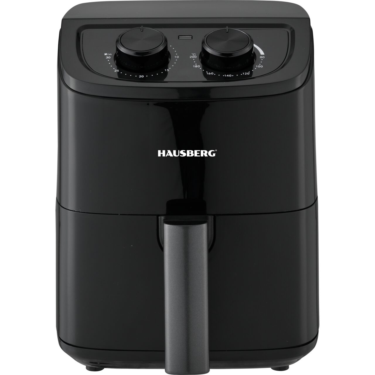 Friteuza Air Fryer Hausberg HB-2352NG, 3L, 1200W, termostat 80-200°C, timer 30 min, protectie supraincalzire Imagine principală a produsului