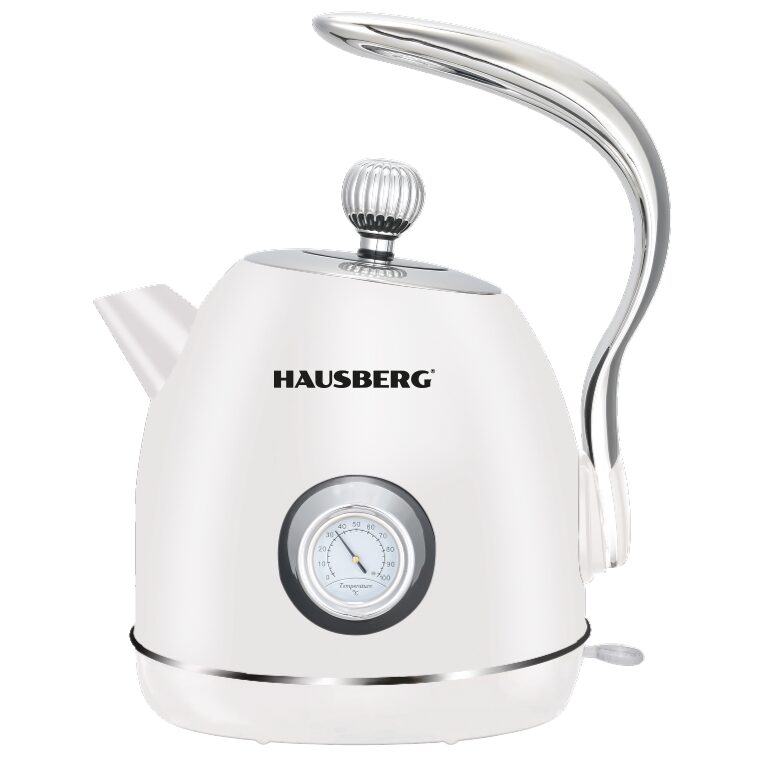 Cana fierbator inox 1.8L cu indicator temperatura 1500-1800W Hausberg HB3627AB