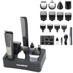 Set de tuns 8 in 1 reincarcabil Hausberg HB-96GR Digital 600mAh USB Type-C