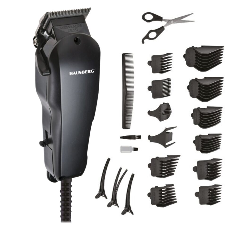 Masina electrica de tuns profesionala Hausberg HB-54NG 10W 4 piepteni Inox Imagine principală a produsului