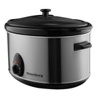 Oala Electrica cu capac Hausberg HB-1300, sticla termorezistenta, 3.5 L, 200 W
