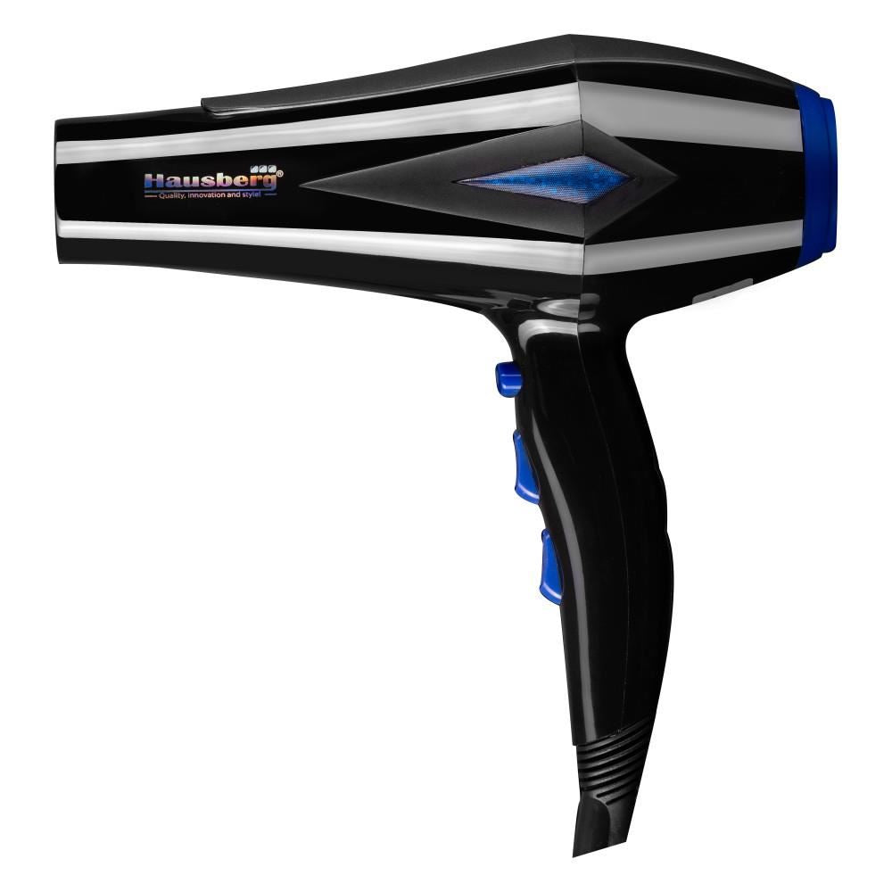 Uscator par profesional ,Hausberg HB28, Putere 2400W,Doua trepte de viteza, 3 trepte de caldura,Ionic