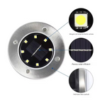Lămpi Solare LED pentru Grădină – Set 4 Bucăți, RGB, IP65, Încărcare Solară