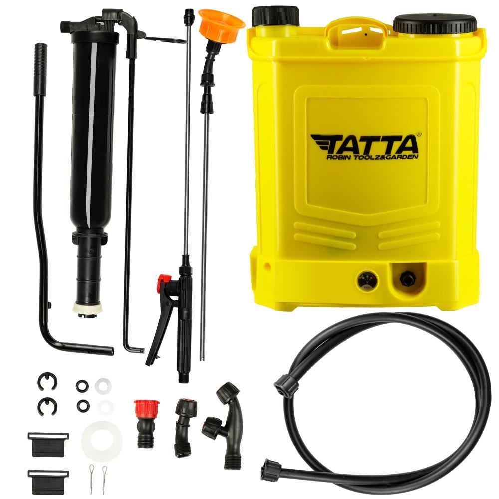 Pompa stropit cu acumulator si actionare manuala 2 in 1 Tatta TP-1640AM, 15L, 12V