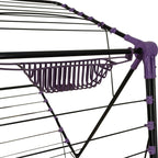 Uscator de rufe metalic Genius Dublu Maestro ERTONE G95U, 130x60x123cm, 6 randuri de suport, pliabil, sustine 20 Kg