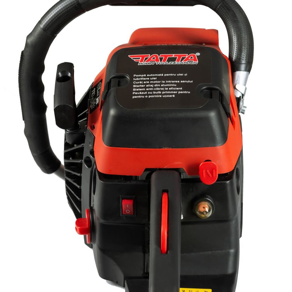 Drujba profesionala cu lant Tatta TD5800, 3.54 CP, 58 CC, 0.55 l, benzina, Lant, Sina