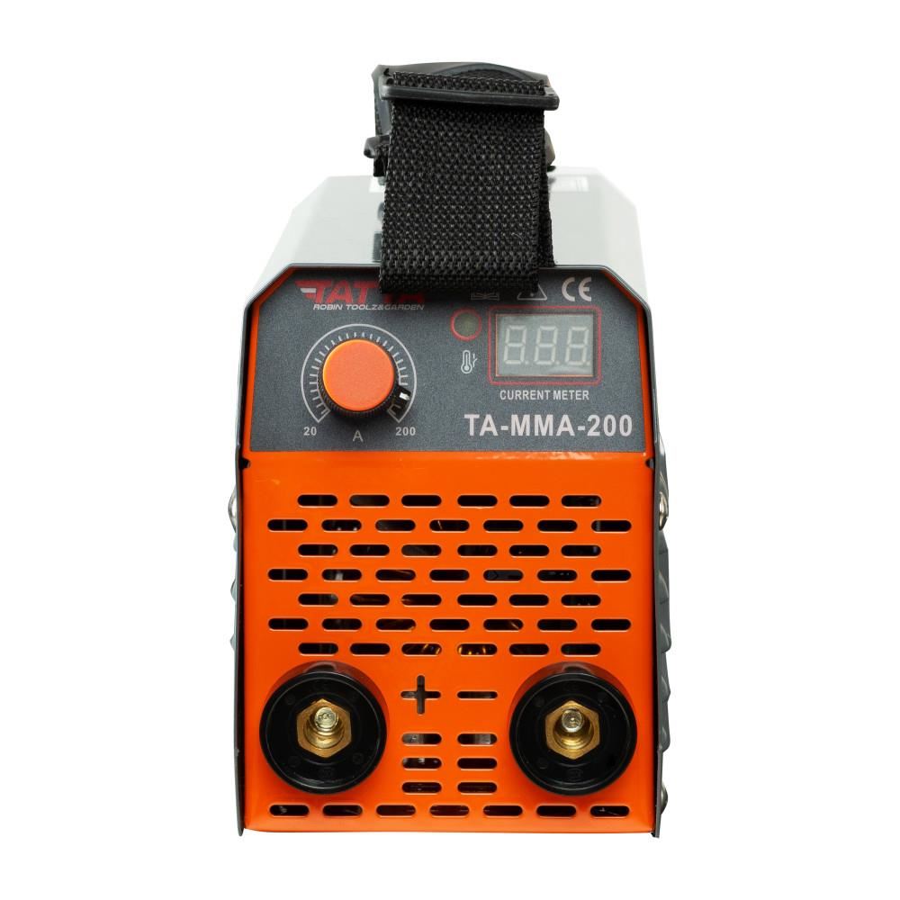 Aparat de sudura Tatta TA-MMA-200, putere absorbita 7.1 kVA, eficienta85%, electrod 1.6-3.2 mm, accesorii incluse