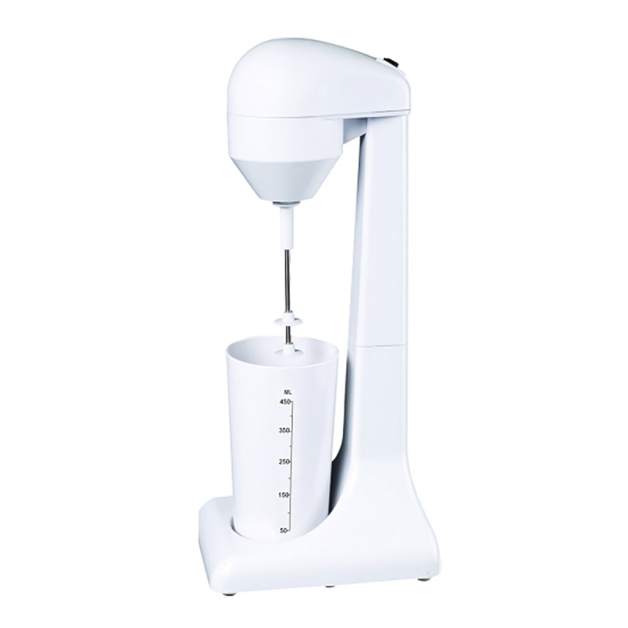 Mixer frappe Hausberg HB-7677AB, 120W, 2 viteze, 450 ml, Alb Imagine principală a produsului